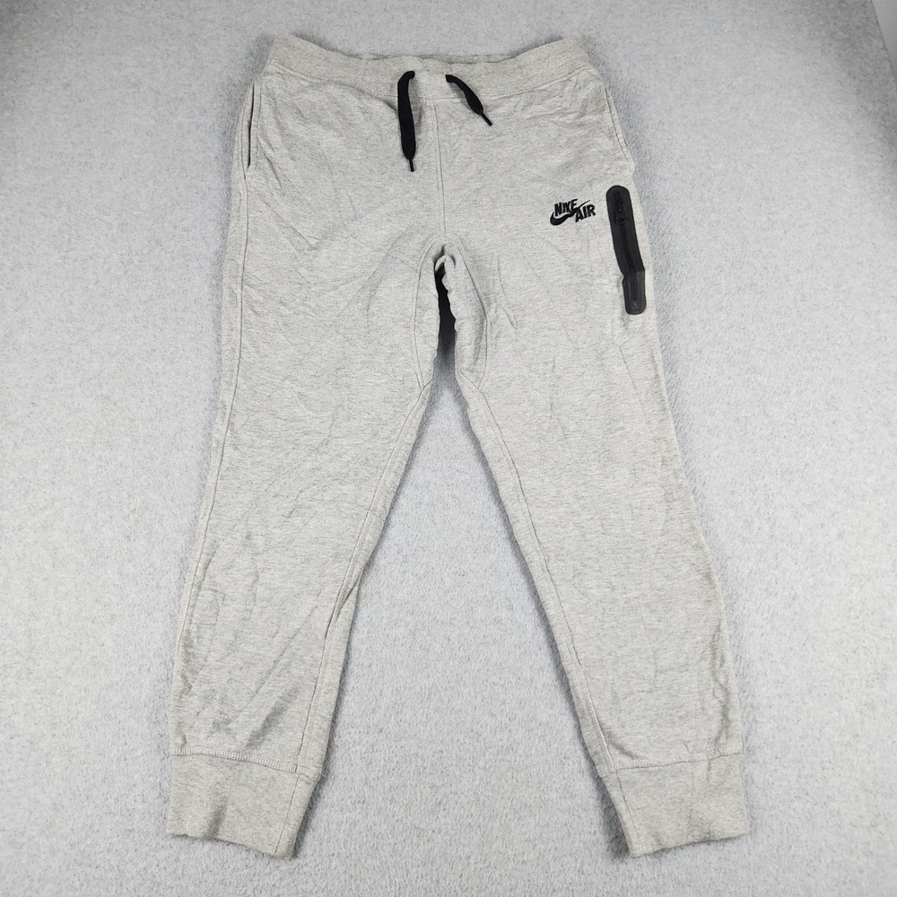 Nike Joggers Sweatpants Mens M Gray Nike Air Tech Fleece Drawstring Tapered Leg